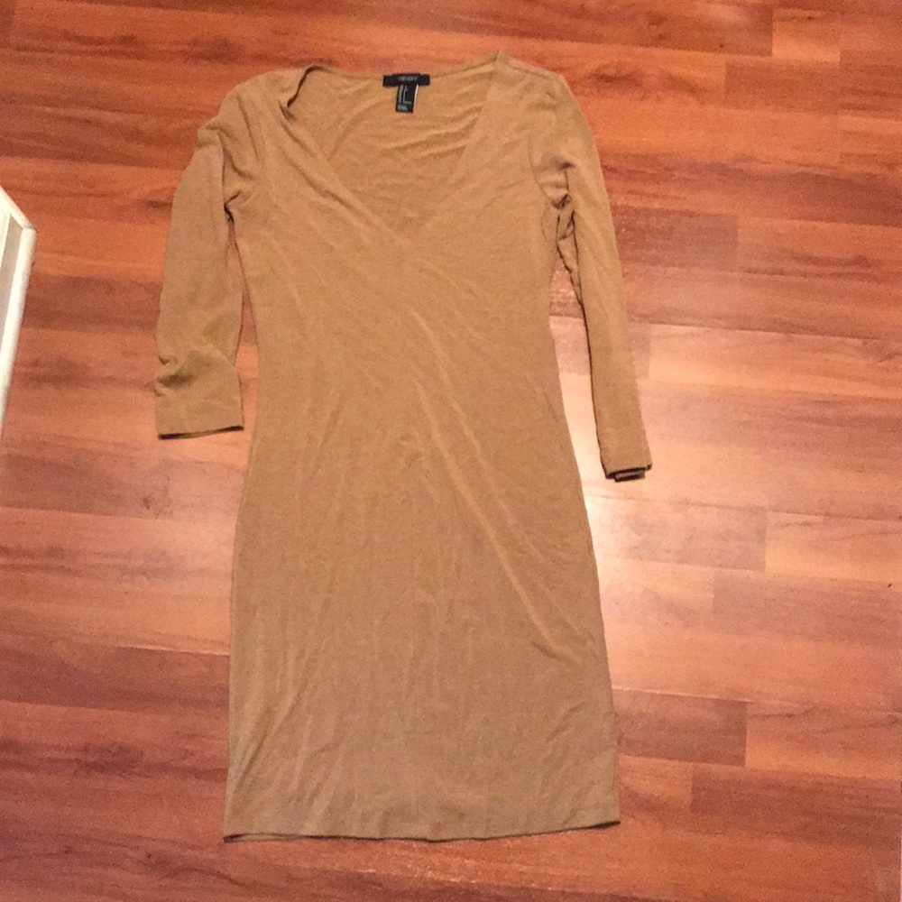 Tan BodyCon Dress